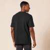 imageAmazon Essentials Short Sleeve Henley Shirt for Men  RegularFit Pique Available in Big ampamp Tall Pack of 2Black