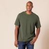 imageAmazon Essentials Short Sleeve Henley Shirt for Men  RegularFit Pique Available in Big ampamp Tall Pack of 2BlackOlive