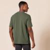 imageAmazon Essentials Short Sleeve Henley Shirt for Men  RegularFit Pique Available in Big ampamp Tall Pack of 2BlackOlive