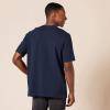 imageAmazon Essentials Short Sleeve Henley Shirt for Men  RegularFit Pique Available in Big ampamp Tall Pack of 2NavyWhite
