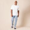 imageAmazon Essentials Short Sleeve Henley Shirt for Men  RegularFit Pique Available in Big ampamp Tall Pack of 2White