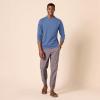 imageAmazon Essentials SlimFit Long Sleeve Shirt for Men Pocket and No Pocket StylesBlue Heather