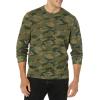 imageAmazon Essentials SlimFit Long Sleeve Shirt for Men Pocket and No Pocket StylesGreen Camo