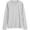 imageAmazon Essentials SlimFit Long Sleeve Shirt for Men Pocket and No Pocket StylesLight Grey Heather
