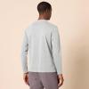 imageAmazon Essentials SlimFit Long Sleeve Shirt for Men Pocket and No Pocket StylesLight Grey Heather