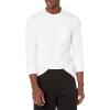 imageAmazon Essentials SlimFit Long Sleeve Shirt for Men Pocket and No Pocket StylesWhite