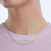 imageAmazon Essentials Sterling Silver Diamond Cut Rope Chain NecklaceYellow Gold