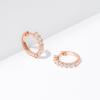 imageAmazon Essentials Sterling Silver Hinged Huggie Hoop EarringsRose Gold