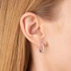 imageAmazon Essentials Sterling Silver Hinged Huggie Hoop EarringsSilver