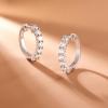 imageAmazon Essentials Sterling Silver Hinged Huggie Hoop EarringsSilver