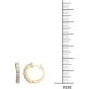 imageAmazon Essentials Sterling Silver Hinged Huggie Hoop EarringsYellow Gold