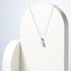 imageAmazon Essentials Sterling Silver Round Cut Birthstone Pendant Necklace 18quotCreated Opal  October