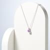 imageAmazon Essentials Sterling Silver Round Cut Birthstone Pendant Necklace 18quotPurple Amethyst  February