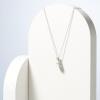 imageAmazon Essentials Sterling Silver Round Cut Birthstone Pendant Necklace 18quotWhite Pearl  June
