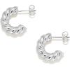 imageAmazon Essentials Sterling Silver Twisted Rope HoopSilver