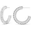 imageAmazon Essentials Sterling Silver Twisted Rope HoopSilver