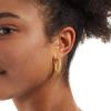 imageAmazon Essentials Sterling Silver Twisted Rope HoopYellow Gold