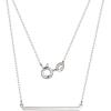imageAmazon Essentials Womens Sterling Silver Horizontal Bar Necklace 18quot