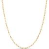 imageAmazon Essentials 14K Gold Plated Paperclip Chain NecklaceYellow Gold