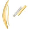 imageAmazon Essentials 14K Gold or Rhodium Plated Stud Earrings Set of 2Yellow Gold
