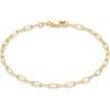 imageAmazon Essentials 14K Paperclip Chain BraceletYellow Gold