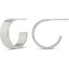 imageAmazon Essentials 14K Plated Square Edge Hoop 18mmSilver