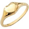 imageAmazon Essentials 14K Plated Sterling Silver Round Signet RingYellow Gold