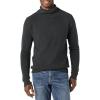 imageAmazon Essentials Mens 100 Cotton Rib Knit Turtleneck SweaterCharcoal Heather