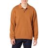 imageAmazon Essentials Mens RelaxedFit Knit Polo SweaterCaramel