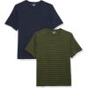 Navy/Olive Stripe