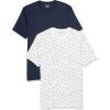 Navy/White Boat Print