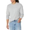 imageAmazon Essentials SlimFit Long Sleeve Shirt for Men Pocket and No Pocket StylesLight Grey Heather