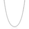 imageAmazon Essentials Sterling Silver Diamond Cut Rope Chain NecklaceSilver