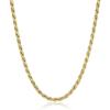 imageAmazon Essentials Sterling Silver Diamond Cut Rope Chain NecklaceYellow Gold