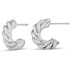 imageAmazon Essentials Sterling Silver Twisted Rope HoopSilver
