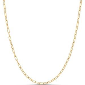 imageAmazon Essentials 14K Gold Plated Paperclip Chain NecklaceYellow Gold