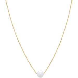 imageAmazon Essentials 14K Gold or Sterling Silver Freshwater Pearl Pendant NecklaceYellow Gold