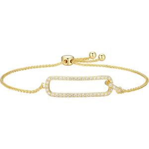 imageAmazon Essentials Cubic Zirconia Bracelet in 18k Gold Plated Sterling Silver9