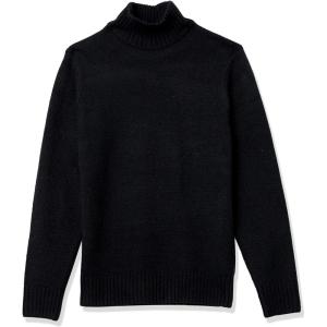 imageAmazon Essentials Mens LongSleeve Soft Touch Turtleneck SweaterBlack