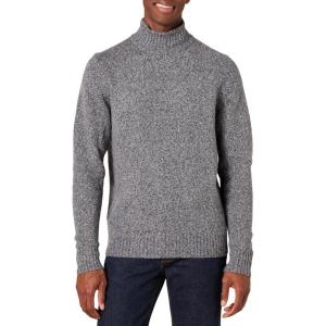 imageAmazon Essentials Mens LongSleeve Soft Touch Turtleneck SweaterCharcoal Marl