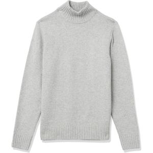 imageAmazon Essentials Mens LongSleeve Soft Touch Turtleneck SweaterLight Grey