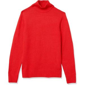 imageAmazon Essentials Mens LongSleeve Soft Touch Turtleneck SweaterRed