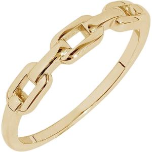 imageAmazon Essentials Plated Sterling Silver Chain Link Accent RingYellow Gold