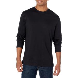 imageAmazon Essentials SlimFit Long Sleeve Shirt for Men Pocket and No Pocket StylesBlack