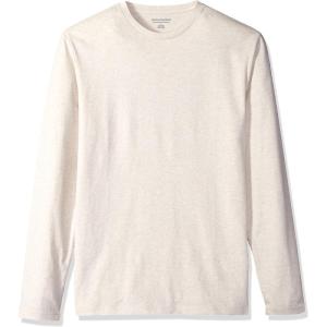 imageAmazon Essentials SlimFit Long Sleeve Shirt for Men Pocket and No Pocket StylesOatmeal Heather