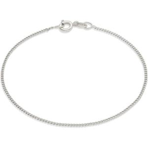 imageAmazon Essentials Sterling Curb Chain BraceletSilver