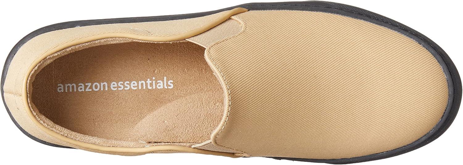 imageAmazon Essentials Womens Comfortable Slip on SneakerKhaki Brown