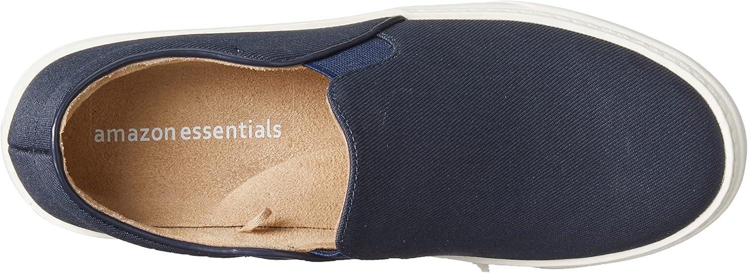 imageAmazon Essentials Womens Comfortable Slip on SneakerNavy