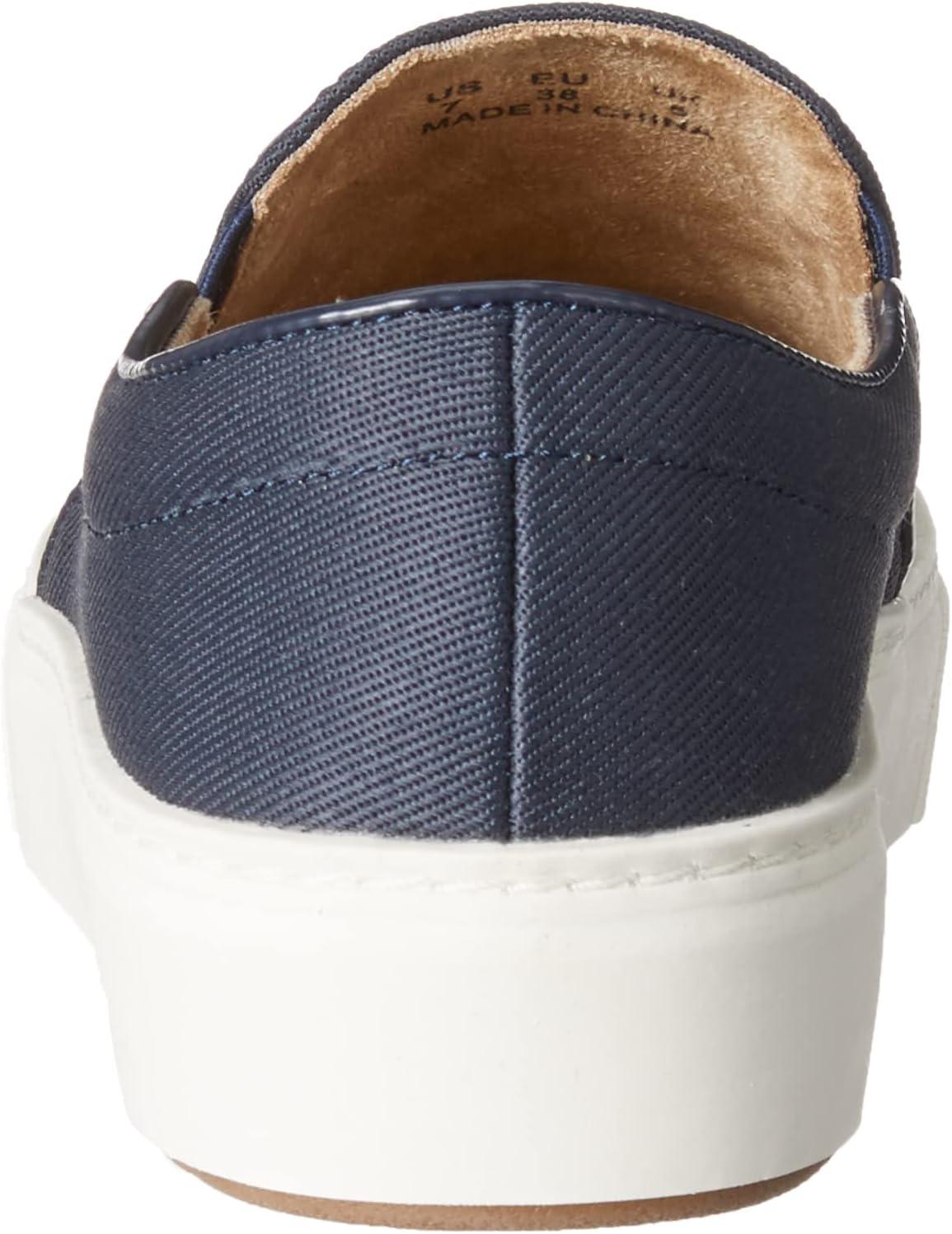 imageAmazon Essentials Womens Comfortable Slip on SneakerNavy
