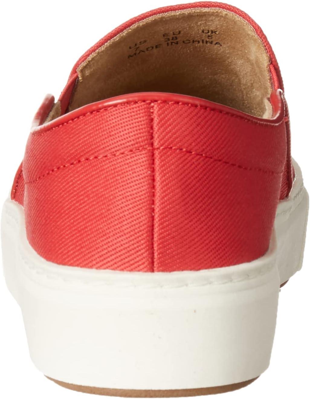 imageAmazon Essentials Womens Comfortable Slip on SneakerRed
